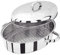 Judge Stainless Steel High Roaster with Rack and Self Basting Lid 32cm x 22cm x 18.5cm Oven Safe