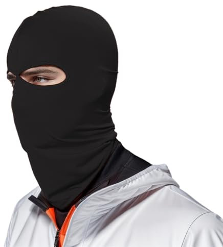 TopTie Sturmhaube Balaclava Gesichtsmaske UV Schutz Winddicht Motorradmaske für Damen und Herren