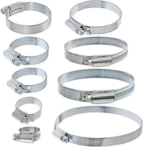 Spares2go Rohrschellen in vielen verschiedenen Größen, 2er-Set, 140mm - 160mm