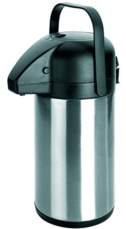 Ibili Pump-Isolierkanne 2,2 l aus Edelstahl/Kunststoff, mehrfarbig, 17 x 17 x 35 cm