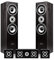 Fenton 5.0 Black Surround Sound Speakers Set - 1150W Home Cinema Speakers, Surround Sound for TV, Hi-Fi Home Cinema Audio System - Black Wooden Tower Satellites - Hi-Fi Speaker Set