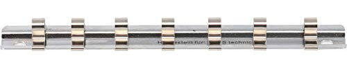 BGS 2316 | Aufsteckschiene mit 7 Clips | 6,3 mm (1/4)