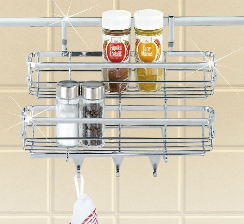 WENKO Gewürztreppe für Reling-System Gecko