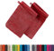 Erwin Müller Waschhandschuh Heidelberg 2er- Pack, 100% Baumwolle rot Größe 15x21 cm - weiche Qualität, saugstark und strapazierfähig - praktisch durch Schlaufe (weitere Farben)