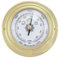 linoows Barometer, Schiffsbarometer, Maritimes Barometer im Messing Gehäuse Ø 10 cm