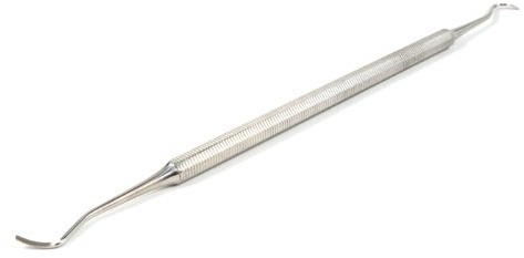 blueINOX Eckenheber doppelseitig - Präzisionsinstrument mit feinen Hebern für Nagelfalz & Nagelhaut (17 cm, Edelstahl)