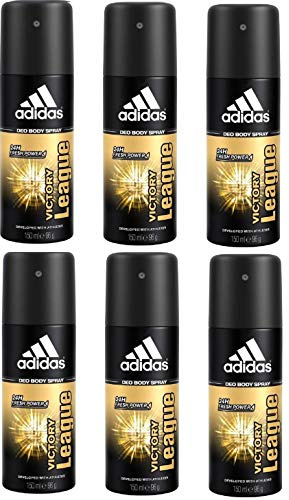 6 x Adidas deodorantspray deo kroppsspray 150 ml Victory League 6 x 150 ml