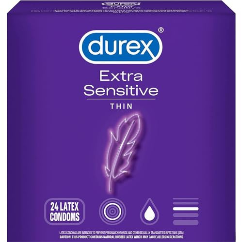 Durex Extra Sensitive Ultra Thin Condoms 24 Pack Personal Healthcare / Health Care, 24 Count (Pack of 1)