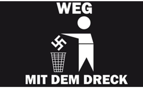 Everflag Flagge 90 x 150 : Weg mit dem Dreck