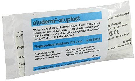 Söhngen Wundpflaster Fingerverband aluderm-aluplast elastisch 12x2cm VE=10 Stück