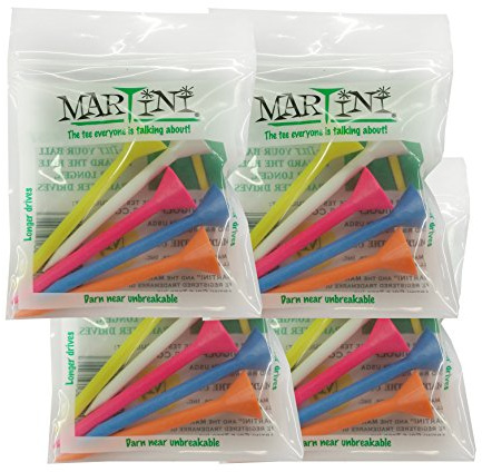 Martini Golf Tees Assorted 5-Pack (4 Count)