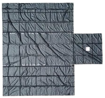 Mytee Products Black Superlight 14oz Flatbed Trailer Lumber Tarp 24x27 (8' Drop)