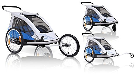 XLC Duo-BS-C02 2014 Fahrradanhänger blau/Silber 3092000400