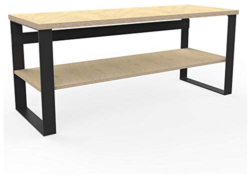 AUPROTEC Profi Design Werkbank 2000 x 750 x 850 mm + Multiplex Arbeitsplatte 40mm Massiv Arbeitstisch