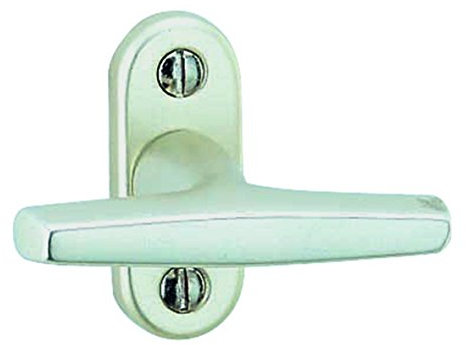 Alpertec Fenstergriff aluminium Rasterolive eloxiert Fensterolive, silber, 40120470K1