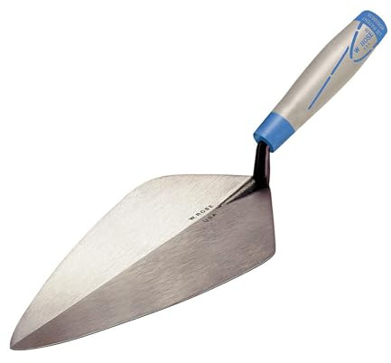Kraft Tool Brick Laying Trowel, Wide London, 5-5/8 x 11 in, Alloy Steel, Classic