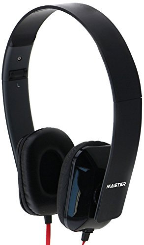 Master dj01bk – Kopfhörer, faltbar, schwarz