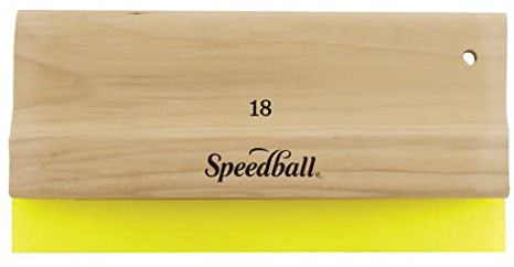 Speedball Urethane Squeegee, 18-Inch for Silk Screen Printing Graphics on Paper, Cardboard, and Wood