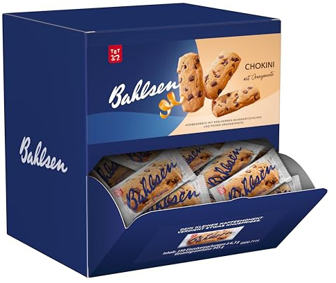 Bahlsen Chokini - 1er Pack Thekendispenser - Mürbegebäck mit Schokostückchen und Orangennote (1 x 945 g)