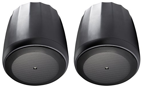JBL Professional C67HC/T 6.5-Inch Narrow 75° Coverage High Ceiling Hanging Pendant Speaker, Black, Sold as Pair