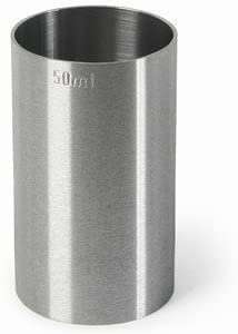 Chabrias Ltd 50ml Premium Stainless Steel Silver Wine Thimble Measure Barware Professional Spirit Measuring Cups, Home Bars, Cocktail Stations & Bartenders, Government Stamped