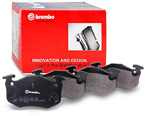 Brembo P 61 032 Bremsbelagsatz, Scheibenbremse - (4-teilig)