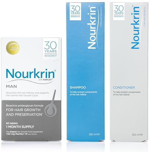 Nourkrin Man Value Pack med gratis schampo och balsam