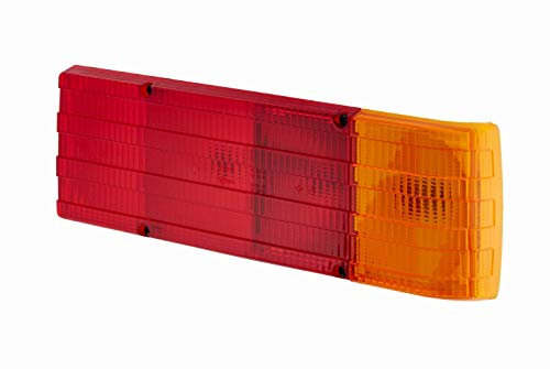 HELLA Rückleuchte - Glühlampe - 12V - Einbau/geschraubt - nicht SAE/ECE - Lichtscheibenfarbe: rot/gelb - Stecker: Flachstecker - links/rechts - Menge: 1 - 2SD 004 460-011