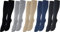 Vitasox 44457 Stützstrümpfe für Damen & Herren, Stützkniestrümpfe aus Baumwolle mit Kompression für Flug, Reise, Büro und Auto, Thrombose Socken gegen geschwollene Beine, 2 Paar jeans 43/46