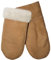 Lekra Lammfell Fausthandschuh Cognac - Größe 10