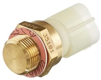 HELLA 6ZT 007 835-101 Interrupteur de température, ventilateur de radiateur - 12V - 2pôle - Fiche plate - vissé - Relais à courant de travail