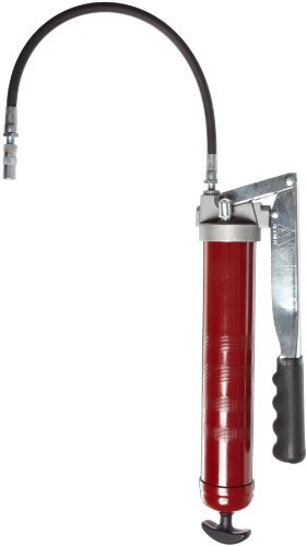Alemite 500-E Grease Gun, Develops up to 10,000 psi, Delivery 1 oz./21 Strokes, 16 oz. Bulk or 14 oz. Cartridge, with 18 Hose & Coupler, 3-Way Loading