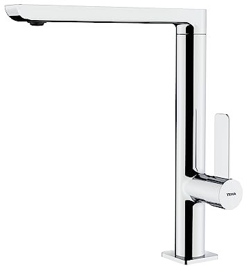 Teka 629150200 Chromed Kitchen Sink Tap with Fixed Spout from FO 915 - Grey