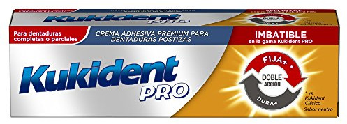 Kukident Doble Acción Adhesivo para prótesis dentales 40 g