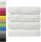 NatureMark 4er Pack Duschtücher, Größe 70x140cm, Weiß, 100% Baumwolle