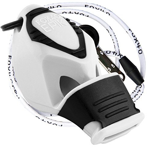 Fox 40 Epik CMG Pfeife mit Umhängeband, Weiß