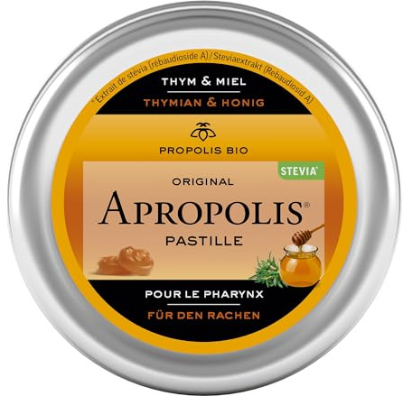 Lemon Pharma Pastilles Propolis à l'Arôme Thym/Miel Boite de 40 g