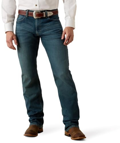 ARIAT Men's M4 Low Rise Stretch Legacy Boot Cut Jean, Freeman, 32W x 32L