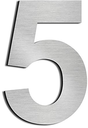 nanlyiau house numbers door numbers stainless steel number adhesive 3in5 | height 7.5cm door mailbox Street outside made of solid Stainless Steel SUS304 Corrosion resistance