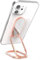 VAWcornic Support pour Smartphone, Rotation à Double Sens Téléphone en Métal Rotation à 540° Compatible pour Divers téléphones Mobiles Les Smartphones - Or Rose