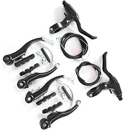 Qinlorgo Fahrradbremse, V-Bremse Vorder- und Hinterradbremse Einfache Installation für Rennräder
