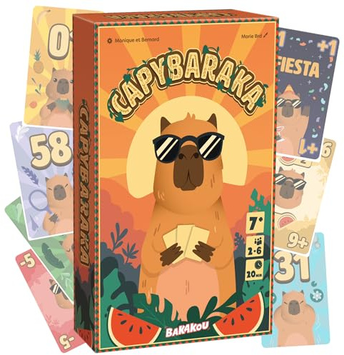 Bakakou CAPYBARAKA Jeu de Cartes Tropical Rester Zen Devient Tactique