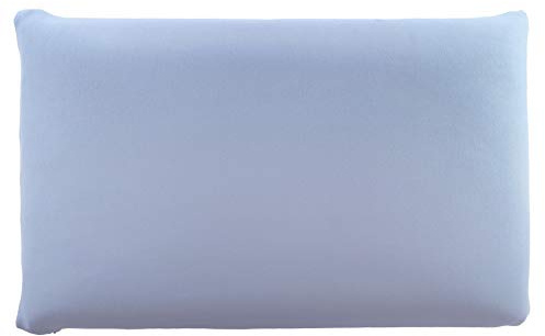 Edda Lux Federa per cuscini di dimensioni 70 x 40 cm e 72 x 42 cm, in morbido jersey 100% cotone con chiusura a zip, Azzurro