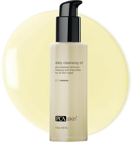 PCA SKIN Daily Face Cleansing Oil, Makeup Cleanser, Non-Irritating Oil Cleanser for Face, 5 fl oz Bottle