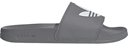 adidas Damen Adilette Lite Slide Sandal, Grey/Cloud White/Grey, 40.5 EU