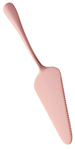 Hemoton Serrated Cake Shovel 8.70 Inch Stainless Steel Baking Tool for Effortless Pizza Cutting and Cake Serving Ergonomic Kitchen Utensil
