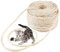 Parain Sisal Rope for Cat Scratcher Cat Tree Replacement Cat Scratching Post,6mm 10m/33FT Natural Cat Scratching rope