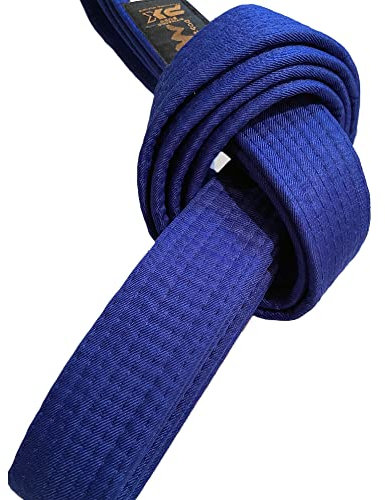 TEKKA BUDO Kampfsport Gürtel Blau - 280 cm x 4 cm - Blaugurt für Karate, Judo, Taekwondo, Jujutsu, Kickboxen, Ninjutsu