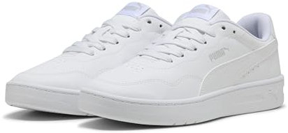PUMA Court Lally Damen Sneaker, Puma White Puma White Cool Light Gray, 40 EU