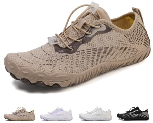 SYT-MD Calzado de conexión a Tierra for Hombre y Mujer, con Cobre, Unisex, Ligero y Antideslizante.(Khaki,35 EU)